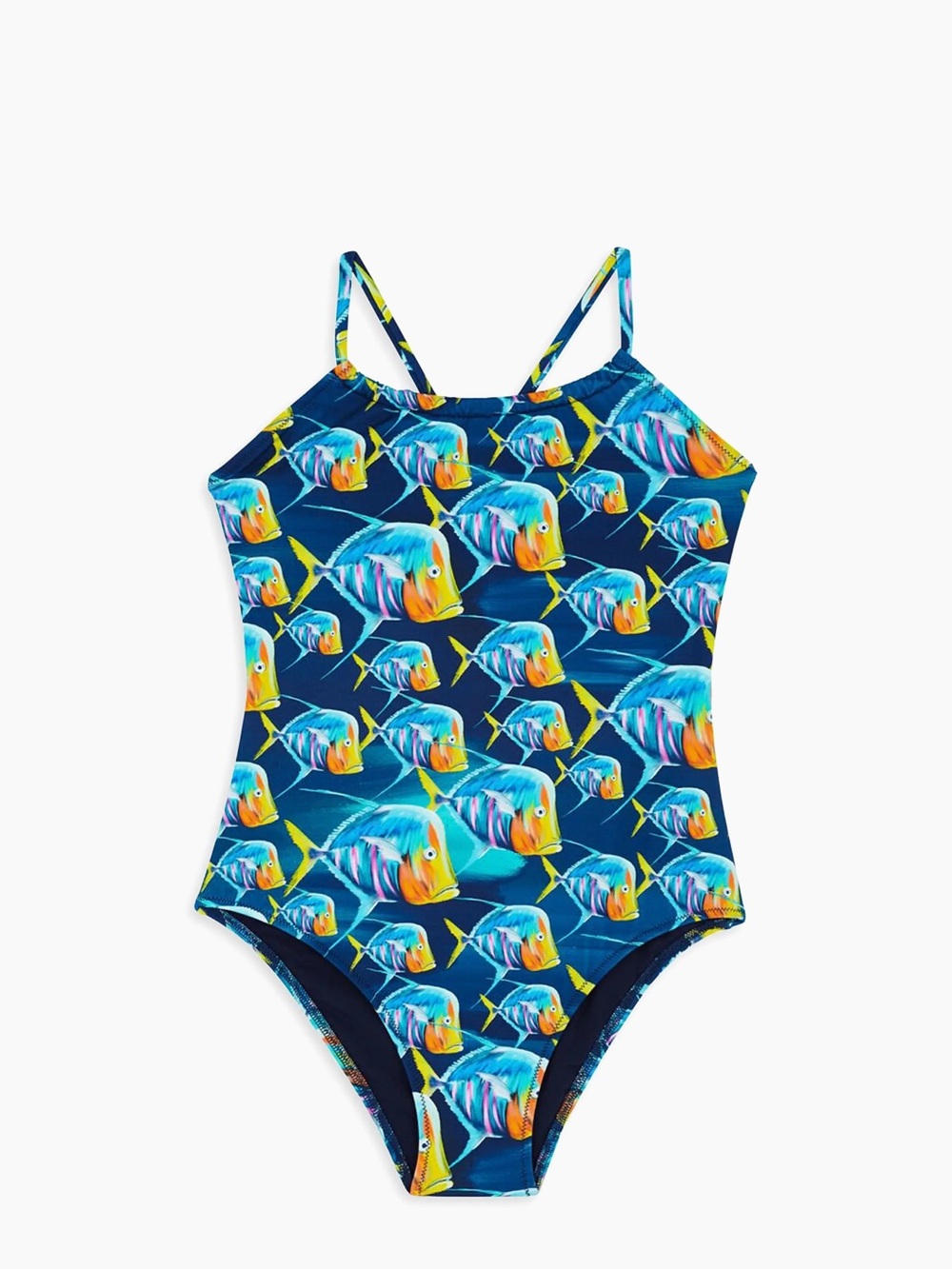 NWT Vilebrequin Little Girl's & Girl's Piranha One-Piece Swimsuit 6 and 8